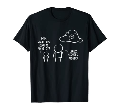 Linux divertido Cloud Computing Camiseta